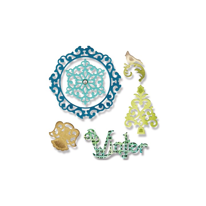(659010)Thinlits Die Set 6PK - Christmas