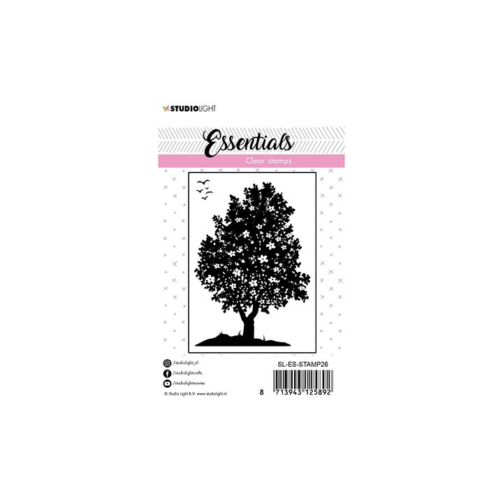 (SL-ES-STAMP26)Studio light Stamp Flower bush Essentials nr.26