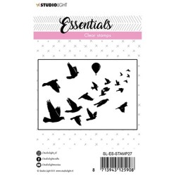(SL-ES-STAMP27)Studio light Stamp Birds/hot air balloon Essentials nr.27