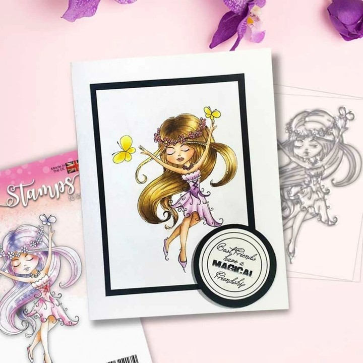 (PD7847)Polkadoodles Serenity Butterfly Dreams Clear Stamps