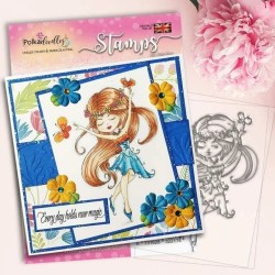 (PD7847)Polkadoodles Serenity Butterfly Dreams Clear Stamps