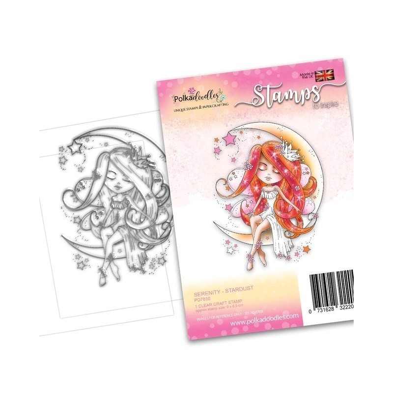 (PD7850)Polkadoodles Serenity Stardust Clear Stamps