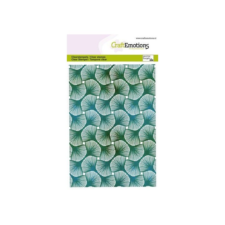 (1346)CraftEmotions clearstamps A6 - Bladpatroon