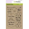 (2503)CraftEmotions clearstamps A6 - Wedding (Eng)