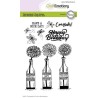 (2701)CraftEmotions clearstamps A6 - bottle`s - Special gift for you Connie Westenberg