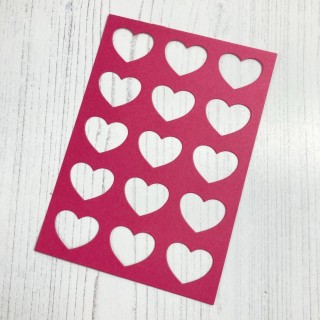 (T4T/593/A6L/Sta)Time For Tea Lots of Love Vertical A6 Cover Plate Metal Dies