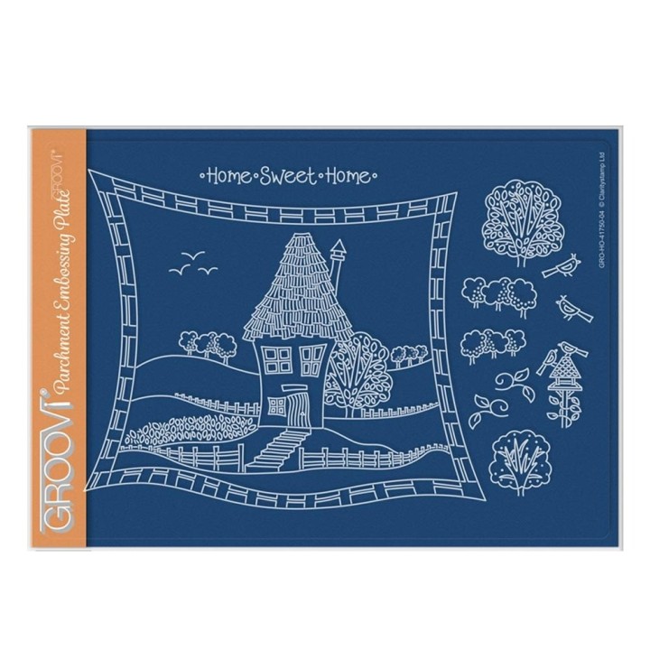 (GRO-HO-41750-04)Groovi Plate A5 SHAC THE HOUSE THAT BARB BUILT