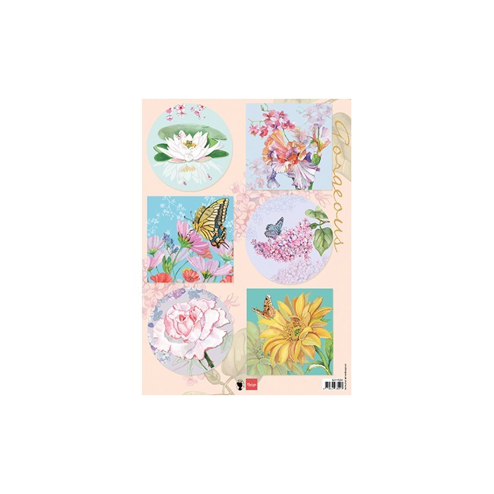 (EWK1284)Gorgious Flowers