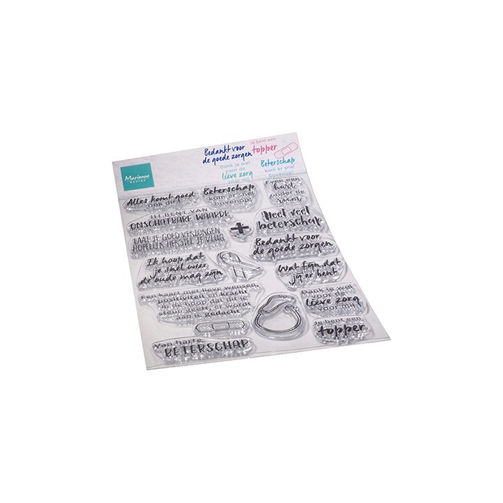 (CS1080)Clear stamp Zorg & herstel
