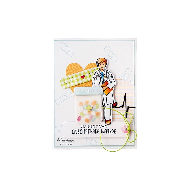 (CS1080)Clear stamp Zorg & herstel
