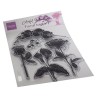 (CS1083)Clear stamp Colorful Silhouette - Floral Beauty
