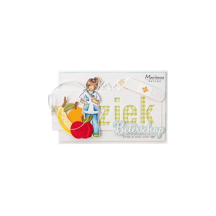 (HT1661)Clear stamp Hetty's Nurse