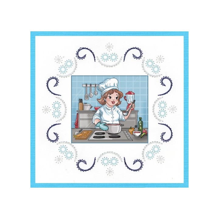 (STDO154)Stitch and Do 154 - Yvonne Creations - Bubbly Girls - Professions