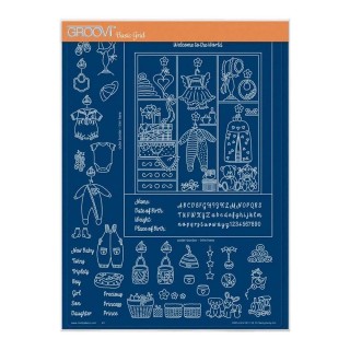 (GRO-LW-41617-16)Groovi plate A4 - LINDA'S WILLIAMS CHILDREN'S WARDROBE CONTENTS