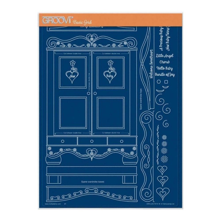 (GRO-LW-41619-16)Groovi plate A4 - LINDA'S WILLIAMS CHILDREN'S WARDROBE FRONT