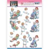 (SB10548)3D Push Out - Yvonne Creations - Bubbly Girls Proffesions - Nurse