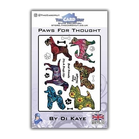 (DKPFT)The Card Hut Paws For Thought Clear Stamps