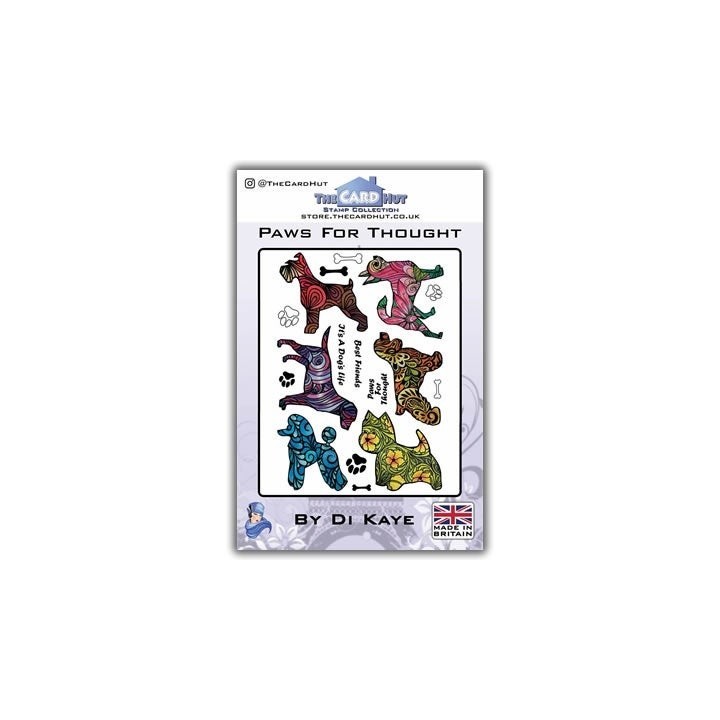 (DKPFT)The Card Hut Paws For Thought Clear Stamps