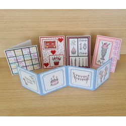 (SSB007)The Card Hut Romantic Explosion Clear Stamps