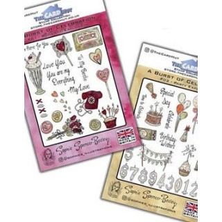 (SSB008)The Card Hut Party Explosion Clear Stamps