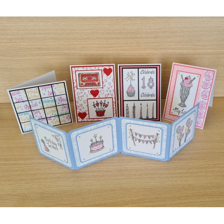 (SSB008)The Card Hut Party Explosion Clear Stamps