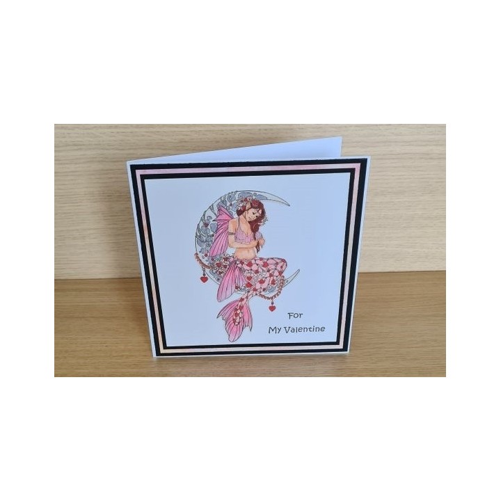 (LCMC001)The Card Hut Mythical Creatures: Valentine Moon Clear Stamps