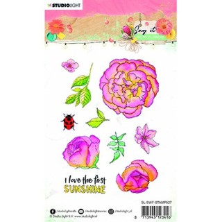 (SL-SWF-STAMP527)Studio light SL Clear Stamp Say it with flowers nr.527