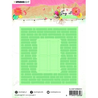 (SL-SWF-EMBCD11)Studio Light SL Emb. Folder & Cutting Die Say it with flowers nr.11