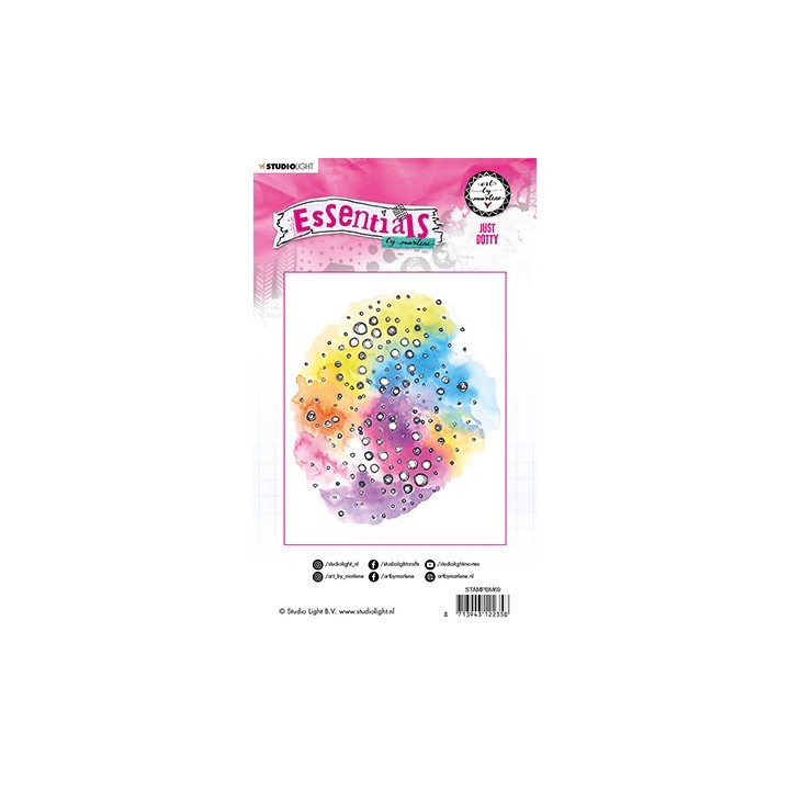 (STAMPBM69)Studio light BM Cling Stamp Just dotty Essentials nr. 69