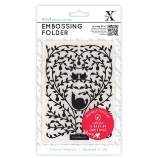 (XCU515901)Embossing Folders A6 12 Days of Christmas-Tree