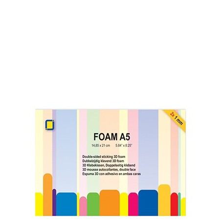 (3.3241)3D Foam A5, 1mm 2 sheets