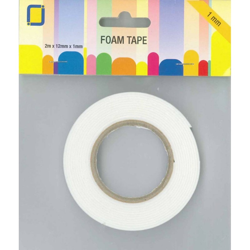 (3.3010)3D Foam Tape 2 m x 12 mm x 1 mm