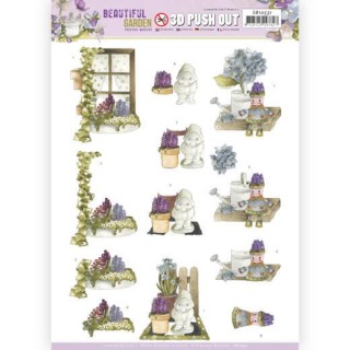 (SB10531)3D Push Out - Precious Marieke - Beautiful Garden - Garden Gnome