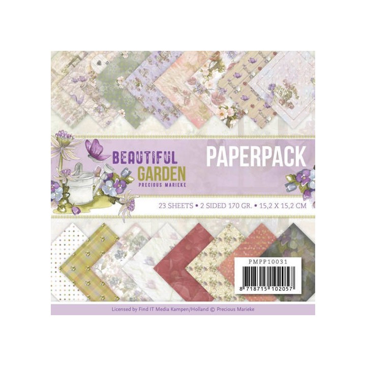 (PMPP10031)Paperpack - Precious Marieke - Beautiful Garden