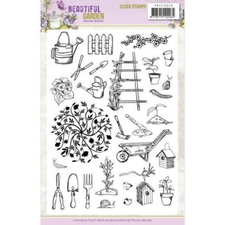 (PMCS10048)Clear Stamps - Precious Marieke - Beautiful Garden