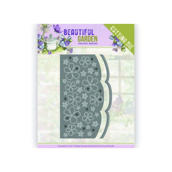 (PM10202)Dies - Precious Marieke - Beautiful Garden - Flower Border