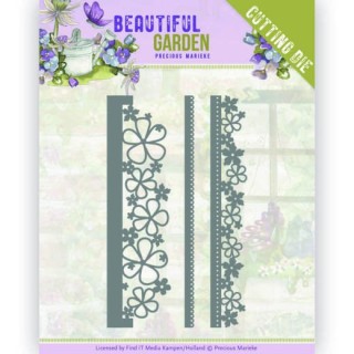 (PM10203)Dies - Precious Marieke - Beautiful Garden - Flower Edges