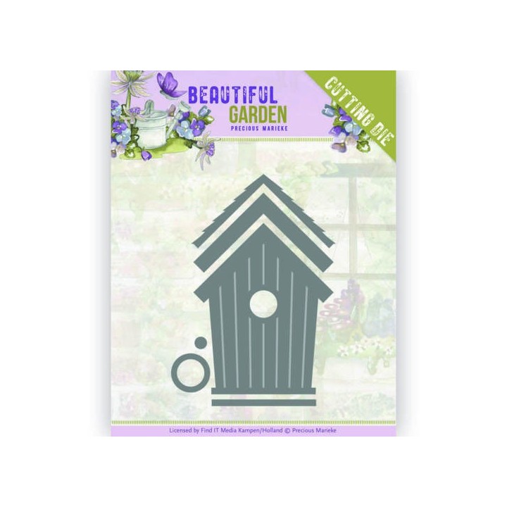 (PM10205)Dies - Precious Marieke - Beautiful Garden - Birdhouse