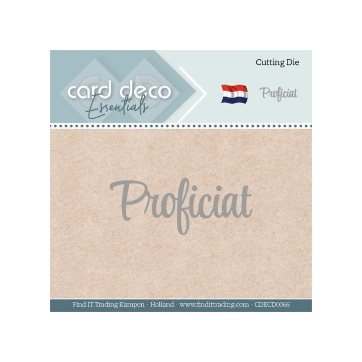 (CDECD0066)Card Deco Essentials - Dies - Proficiat
