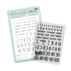 (PD8026)Polkadoodles All In The Numbers Clear Stamps