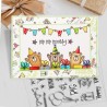 (PD8135)Polkadoodles Big Birthday Surprise Clear Stamps