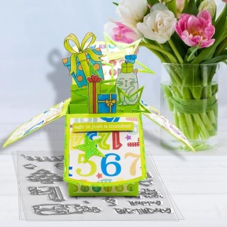 (PD8136)Polkadoodles Sweet Birthday Clear Stamps