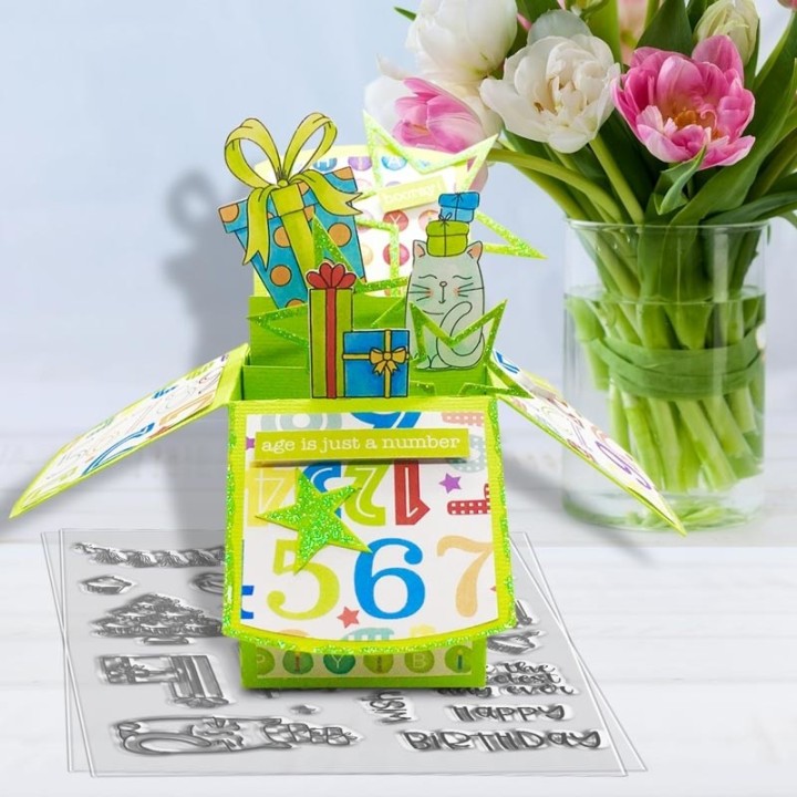 (PD8136)Polkadoodles Sweet Birthday Clear Stamps