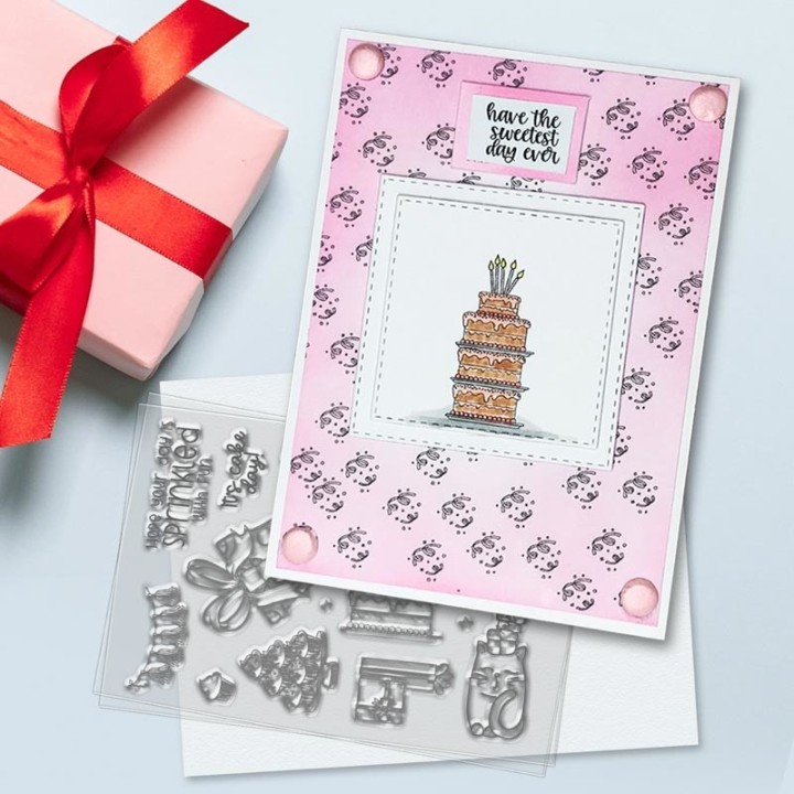 (PD8136)Polkadoodles Sweet Birthday Clear Stamps