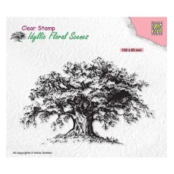 (IFS036)Nellie`s Choice Clearstamp - Idyllic Floral Old tree