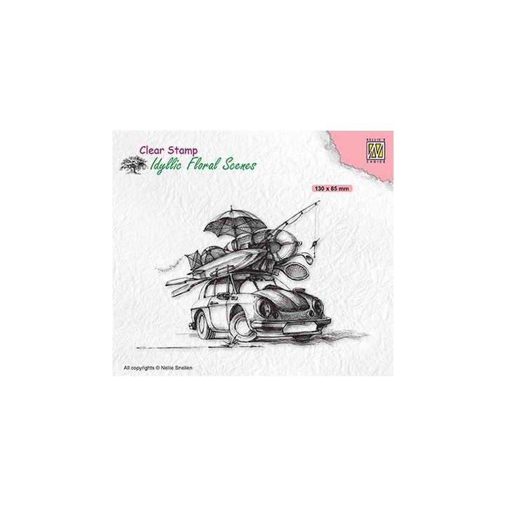(IFS038)Nellie`s Choice Clearstamp - Idyllic Floral Summer vacation