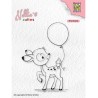 (NCCS008)Nellie`s Choice Clearstamp - Young deer with balloon
