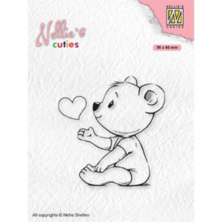 (NCCS009)Nellie`s Choice Clearstamp - Love you mama