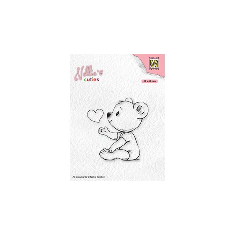 (NCCS009)Nellie`s Choice Clearstamp - Love you mama