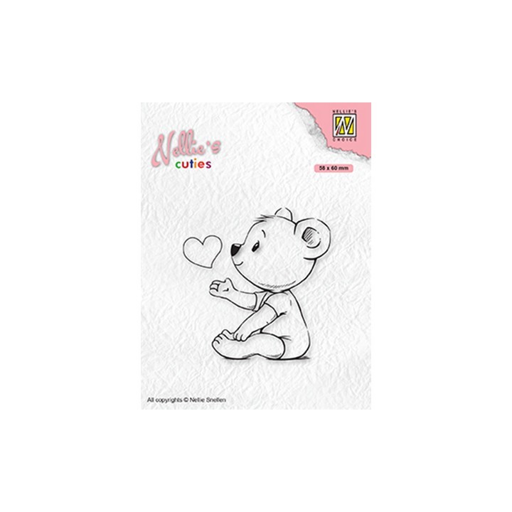 (NCCS009)Nellie`s Choice Clearstamp - Love you mama